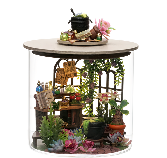 CUTE ROOM 智趣屋 DIY手作袖珍屋 B-067, 魔法花園 多色, 1組