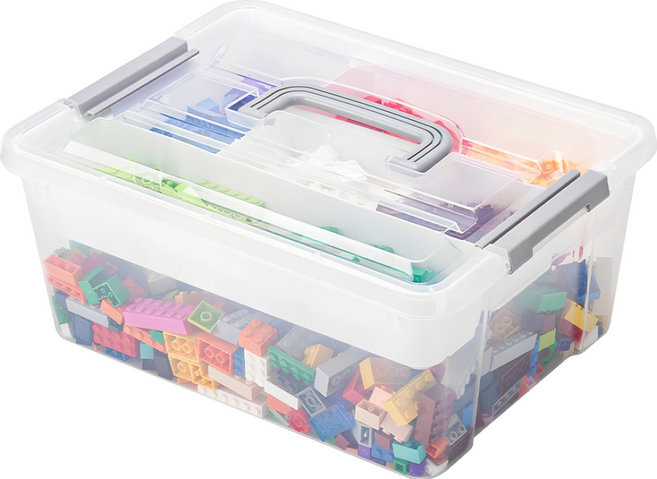 comet 玩具整理箱, 透明色, 1個