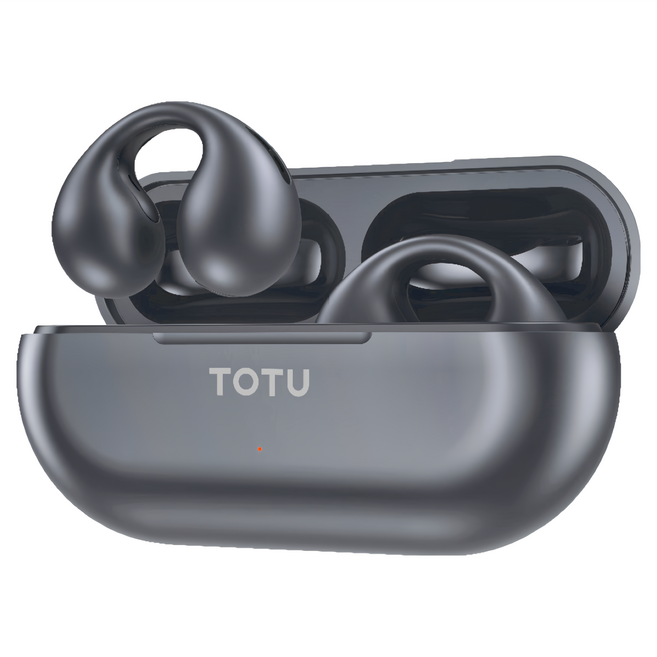 TOTU 拓途 OWS開放式骨傳導真無線藍牙耳機, BE-2-OWS, 黑色