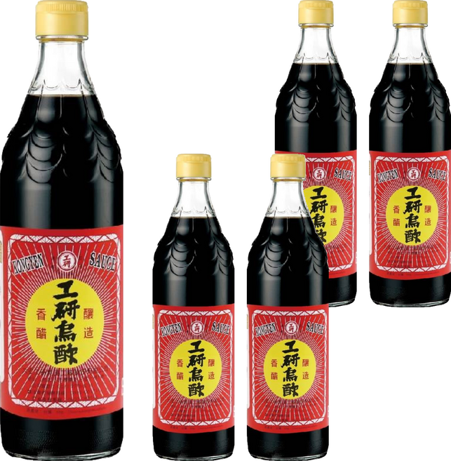 KONG YEN 工研 烏酢, 600ml, 5瓶