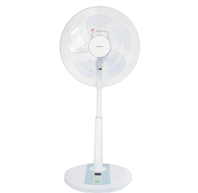 MATRIC 松木家電 14吋 Mobile-DC直流馬達雙供電立扇 77~96.5cm 可遙控, MG-DF1418UR