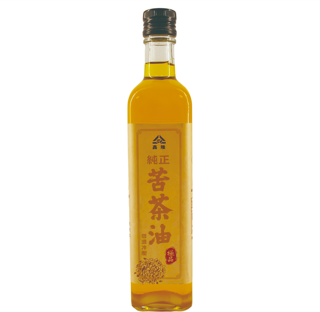 鑫隆 純正苦茶油 低溫冷壓, 500ml, 1瓶