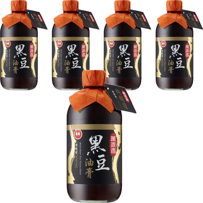 萬家香 黑豆油膏, 510g, 5瓶