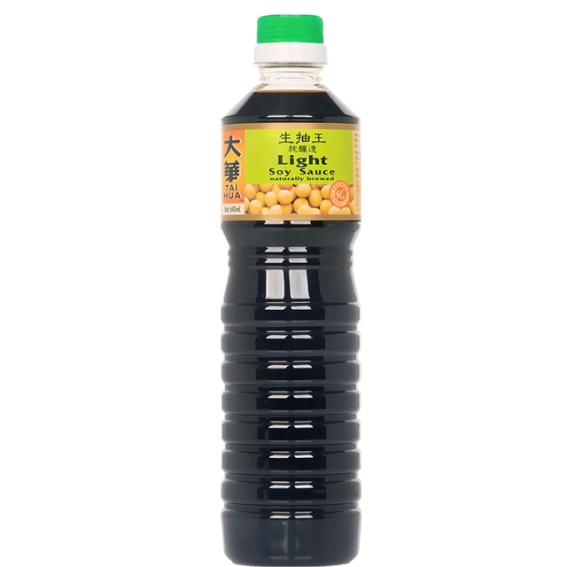 大華醬油 純釀造淡醬油 生抽, 640ml, 1瓶