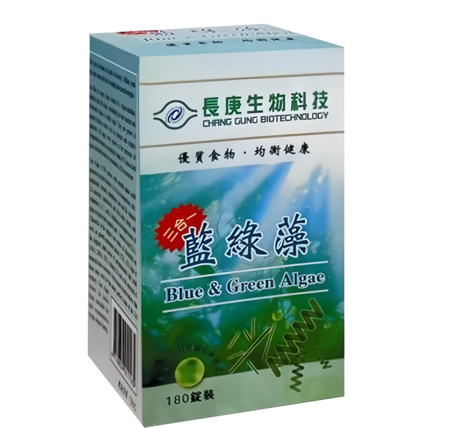 長庚生物科技 藍綠藻, 180顆, 1盒