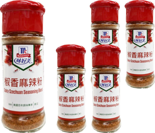 McCormick 味好美 調味料 椒香麻辣粉, 35g, 5瓶
