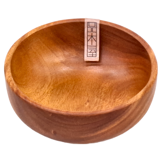 品木屋 原木飯碗/中 直徑約12cmx高約5.5cm, 原木色, 1個