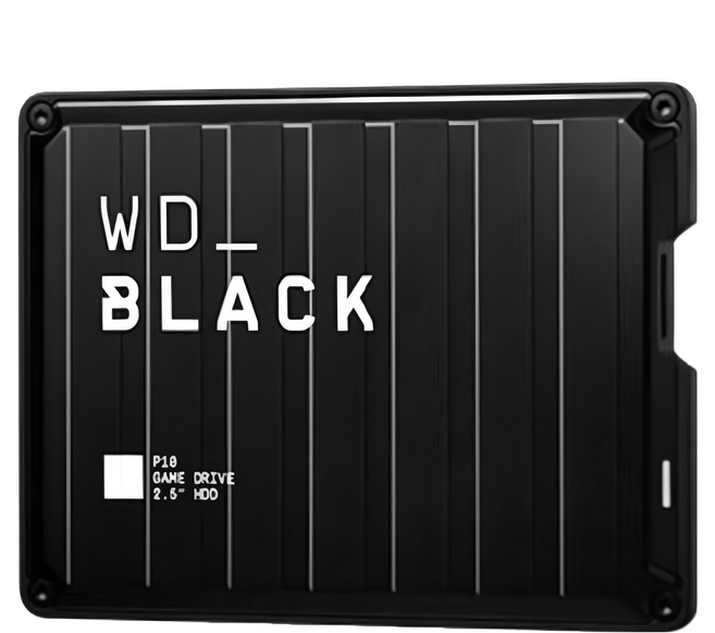 Western Digital 威騰 WD BLACK 黑標 P10 Game Drive 5TB 2.5吋行動硬碟 1個, 黑色