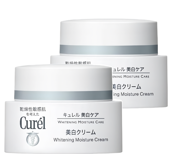Curel 珂潤 保濕乳霜 美白深層, 40g, 2罐