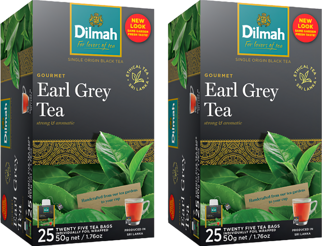Dilmah 帝瑪 伯爵紅茶, 2g, 25包, 2盒
