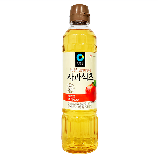 清淨園 韓國蘋果醋 料理用, 500ml, 1瓶