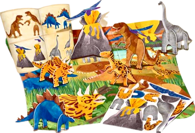 4M 思維創作玩具 3D拼圖 4歲以上, 多色, 1盒