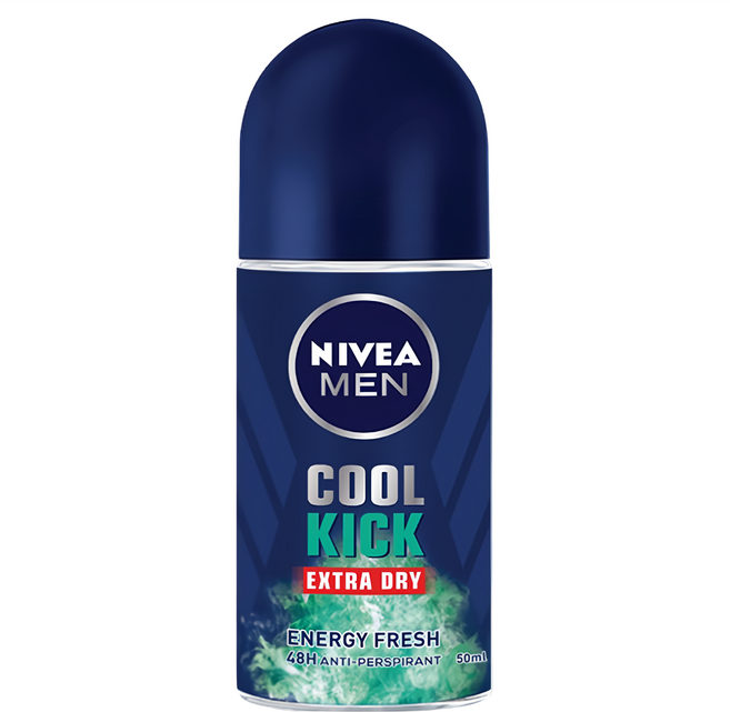 NIVEA 妮維雅 MEN 台灣公司貨 男士止汗爽身乳液 瞬間酷涼系列 激爽制汗, 柑橘, 50ml, 1瓶