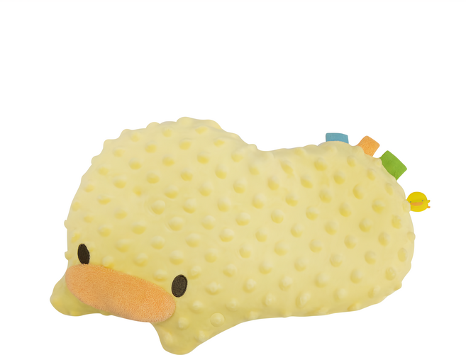PiYOPiYO 黃色小鴨 啾啾逗趣造型安撫枕, 黃色