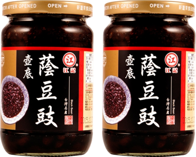 江記壺底蔭豆豉 台灣名產, 360g, 2罐