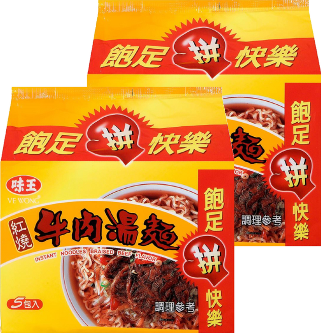 味王 紅燒牛肉湯麵 83g, 10包