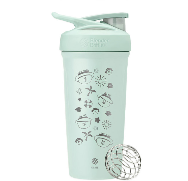 Blender Bottle Strada 水瓶, 海灘ICON 綠色, 710ml, 1個