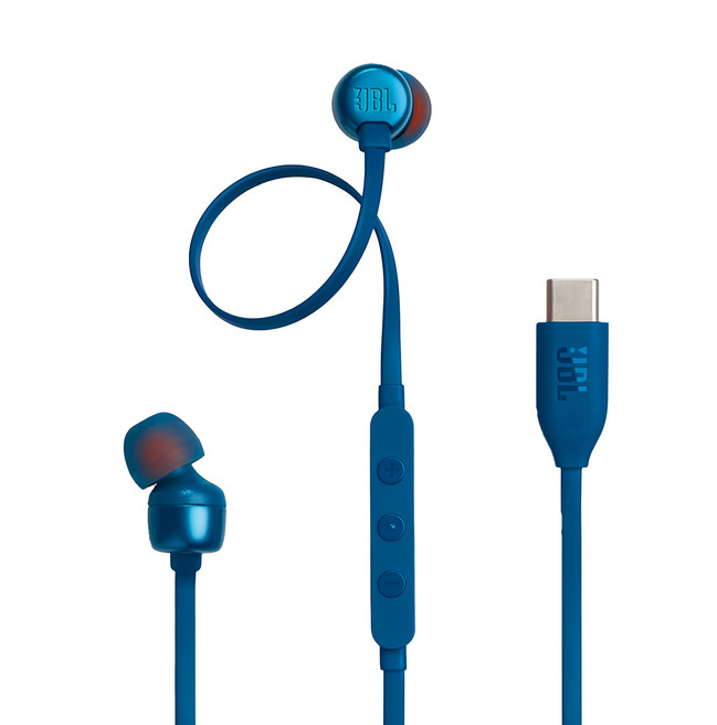 JBL 耳機 原廠保固, TUNE310C, 藍色