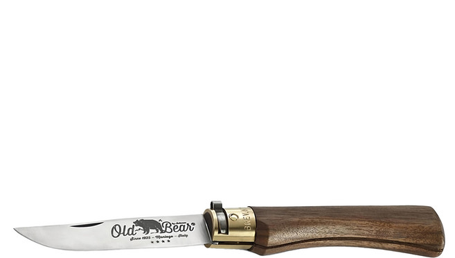 Antonini Knives Old Bear Pocket Knife 核桃木柄折刀 XL, 核桃木, 1支