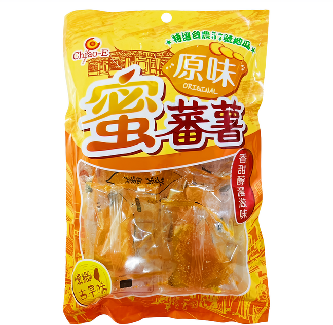 Chiao-E 巧益 蜜蕃薯 原味 全素, 200g, 1袋