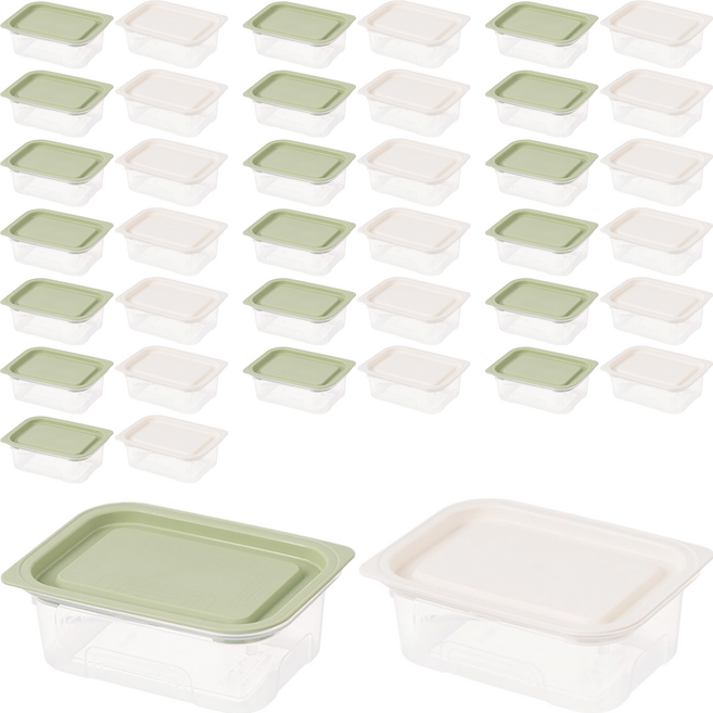 comet Kitchen 長方形保鮮盒, 2個容器 + 2個蓋子, 20組