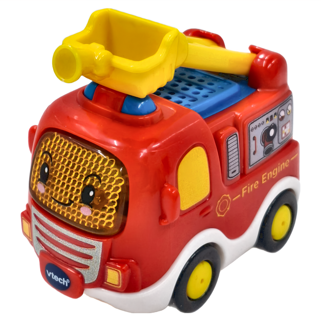 vtech 偉易達 嘟嘟聲光互動車, 消防車 多色, 1個