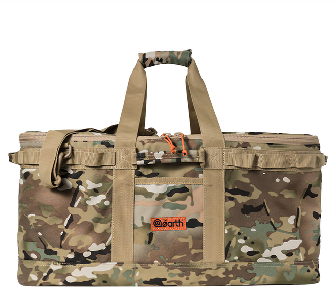 the earth CORDURA 多功能收納袋 52L, 綠迷彩, 1層, 1個