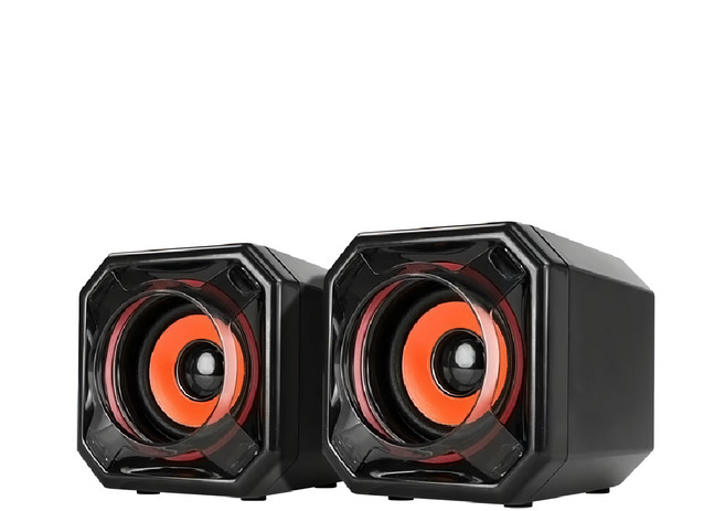 Kinyo USB2.0 多媒體音箱 120 x 100 x 100mm 593g, US-215