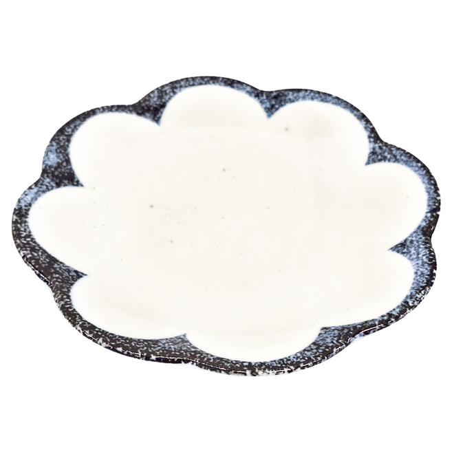 Ciao Li 僑俐餐瓷 6花盤 MTK-2-110, 藍茉莉花, 1個