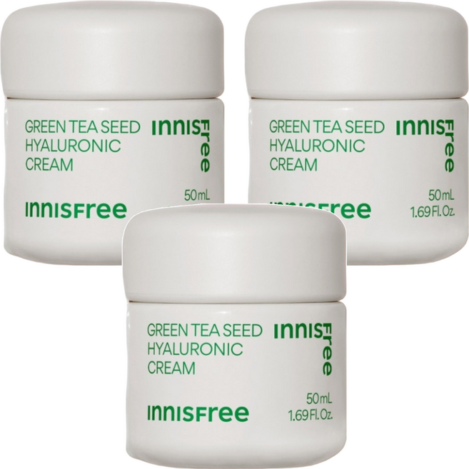 INNISFREE 台灣公司貨 綠茶籽精粹保濕乳霜, 50ml, 5件