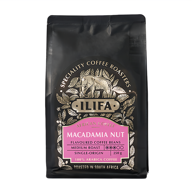 ILIFA Macadamia Nut COFFEE BEANS 夏威夷果醇香咖啡豆, 1包, 咖啡豆(無研磨), 250g