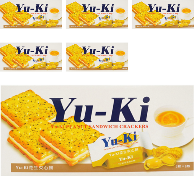 Yu-Ki 花生夾心餅, 150g, 6盒