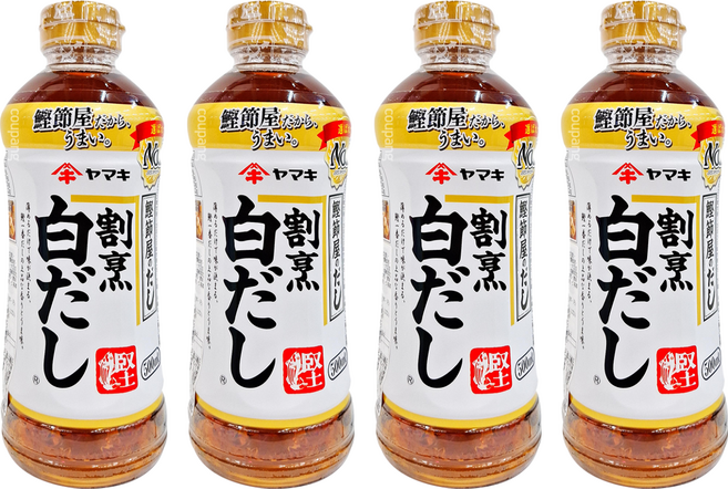 Yamaki 雅媽吉 鰹魚淡色濃縮高湯, 500ml, 4瓶