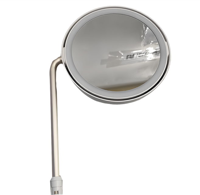 FESTINO LED Fan Mirror 柔光微風化妝鏡 SMHB-032-WH 217 x 190 x 324mm 605g, 白色