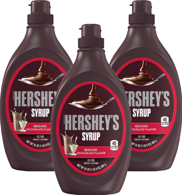 HERSHEY'S 好時 巧克力醬, 680g, 3瓶