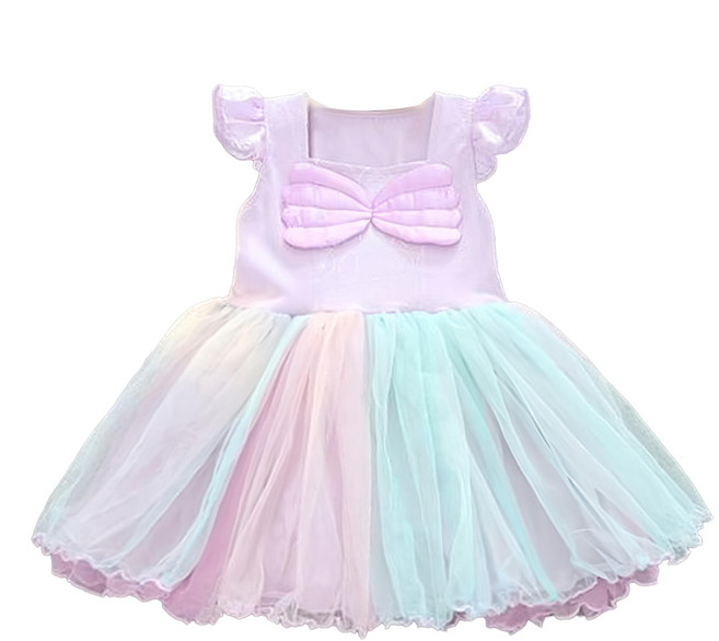 女嬰女童萬聖節變裝洋裝輕便版-多款-短袖-小美人魚