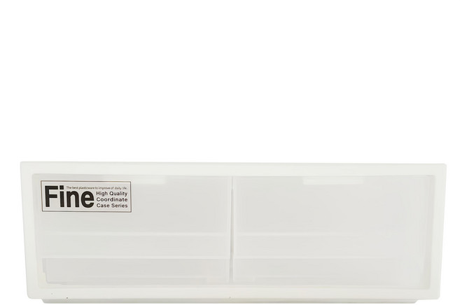 KEYWAY 聯府 雙抽收納盒 275 x 195 x 95mm 2.8L, 透明色