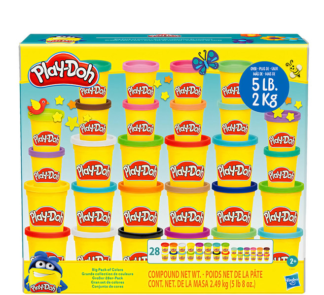 Hasbro 孩之寶 Play-Doh 培樂多 經典色黏土大禮包, 2.49kg, 1組