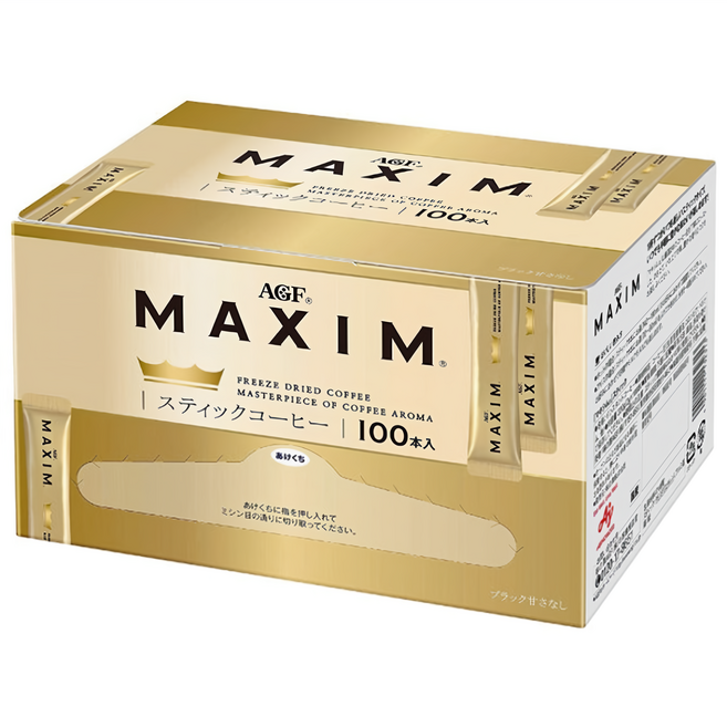AGF MAXIM Stick咖啡, 2g, 100條, 1盒