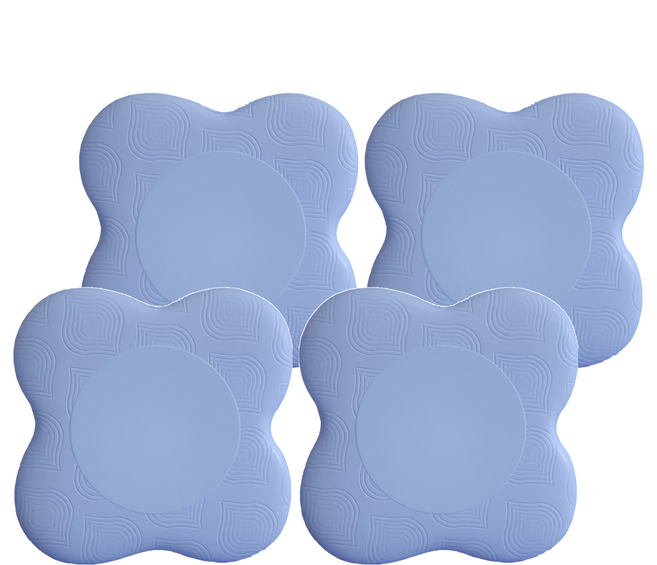 瑜珈護墊, 霧霾藍, 4個