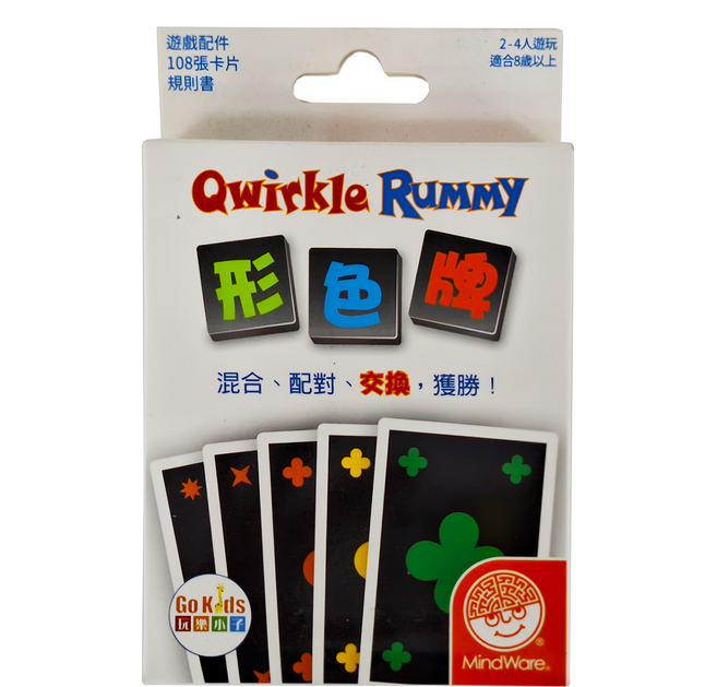 MindWare 形色牌 Set 遊戲配件 108張卡片 2-4人遊玩 適合8歲以上, 1盒