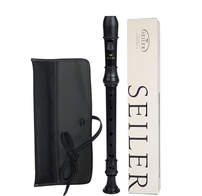 samick 三益樂器 SEILER 德式高音直笛 SER-G, 1支, 啞光黑