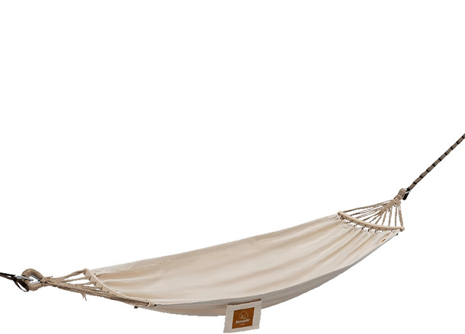 Naturehike 挪客 搖LITE防側翻帆布吊床, 米白色