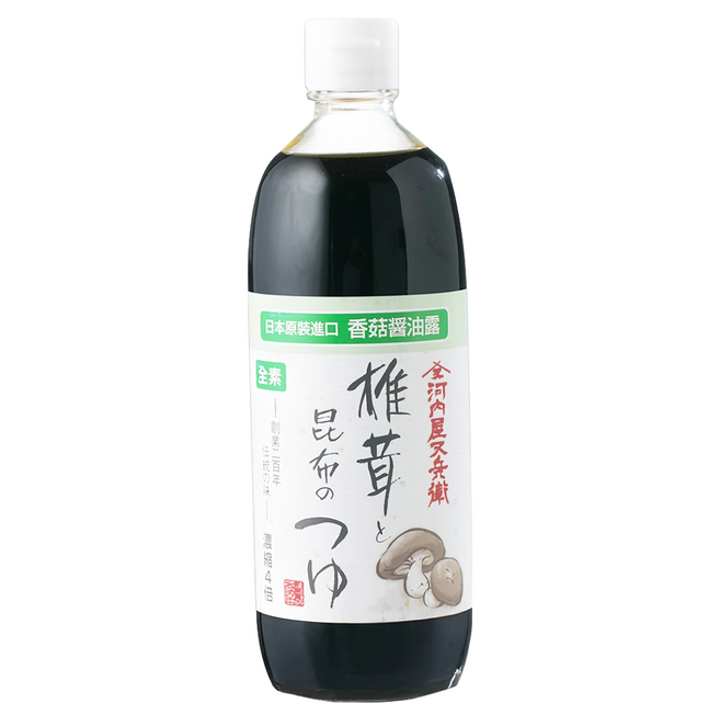 DAISHO 大醬 香菇昆布醬油露, 500ml, 1瓶