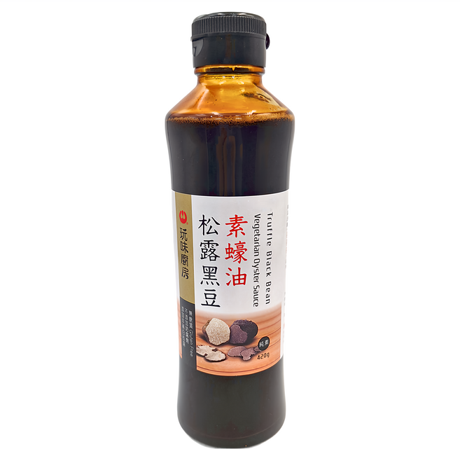 萬家香 玩味廚房 松露黑豆素蠔油, 420g, 1瓶
