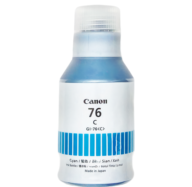 Canon 佳能 原廠墨水 GI-76, 藍色, 1瓶