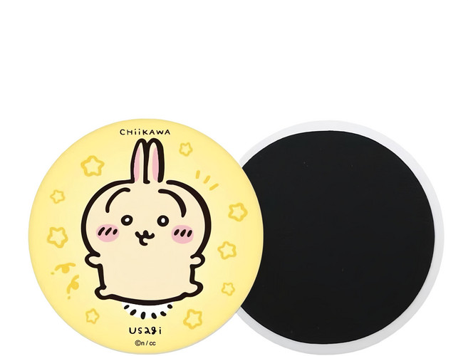YENDAR 研達 Chiikawa 吉伊卡哇 吸水杯墊, 兔兔 黃色, 1個
