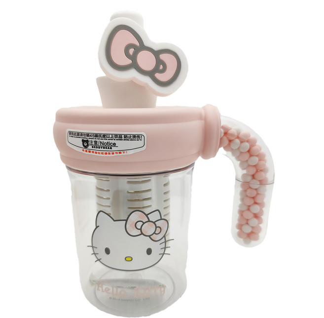 BEDDYBEAR 杯具熊 海洋球塑膠咖啡杯 500ml, 球球Hello Kitty, 1個