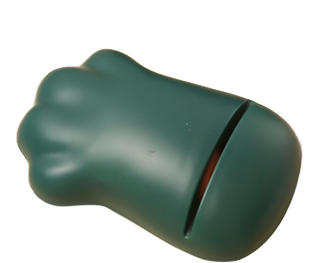 iSFun 胖胖貓掌 餐廚磨刀削皮刀2合1, 顏色隨機, 1個