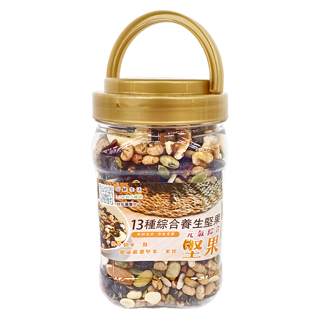 品鮮生活 綜合堅果 13道食饌, 450g, 1罐